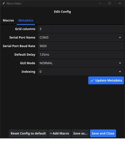 MetadataEditor screenshot