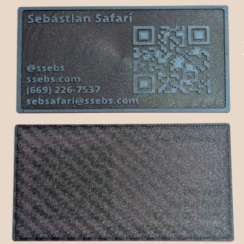 3D Printing my Business Card