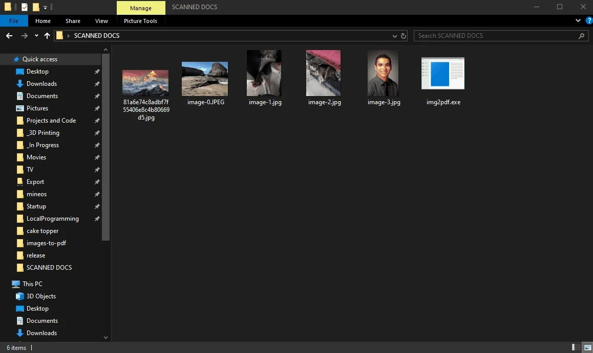 Images to PDF