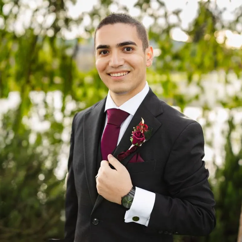A photo of my at my wedding. A photo of my at my wedding.